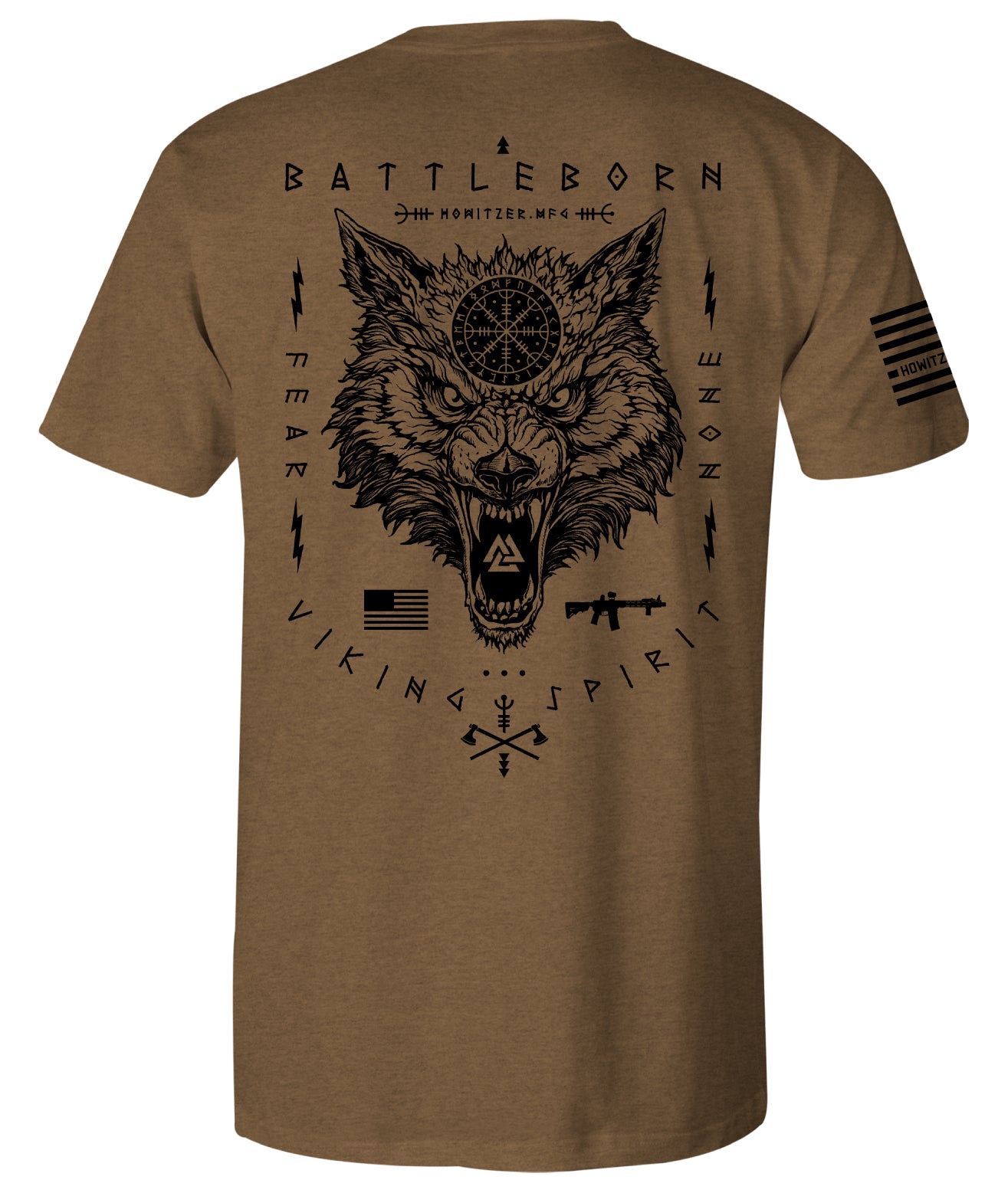 Viking Wolf Tee – Howitzer Clothing