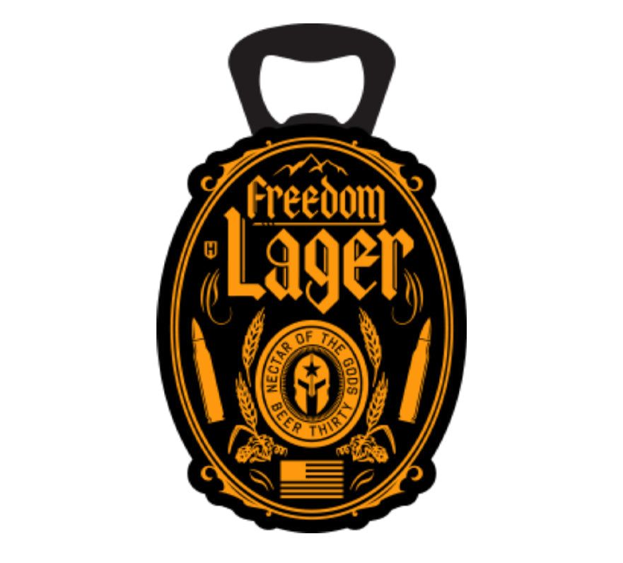 Freedom Lager Bottle Opener - Howitzer Clothing