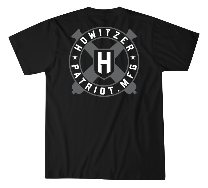 Howitzer Military Grunt MFG Men's T-Shirt – Premium Soft Tee With H Badge Design - View #6
