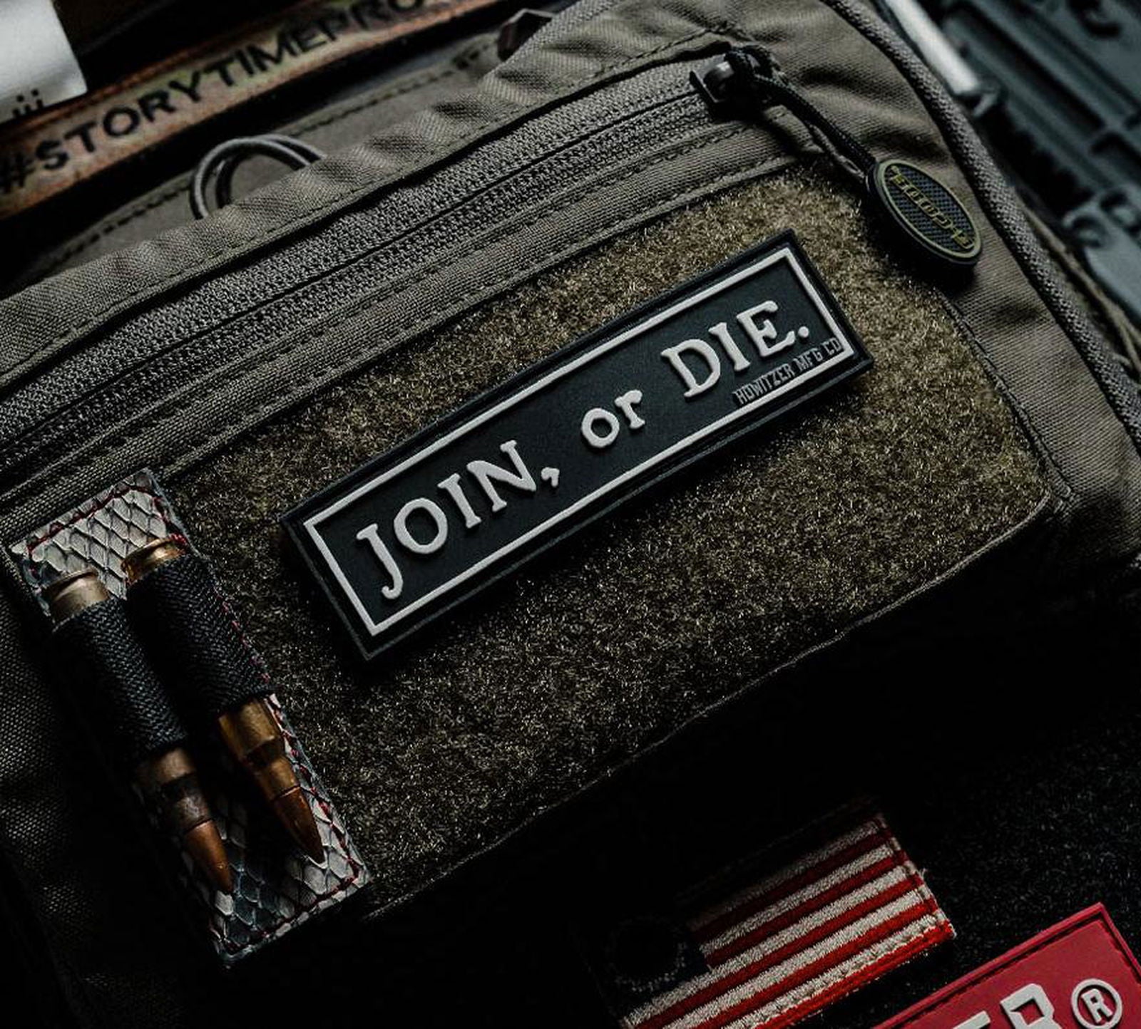 Join Or Die Morale Patch - Howitzer Clothing