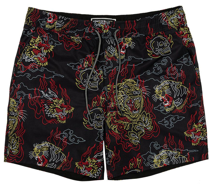 Neon Rager Boardshort - Howitzer Clothing