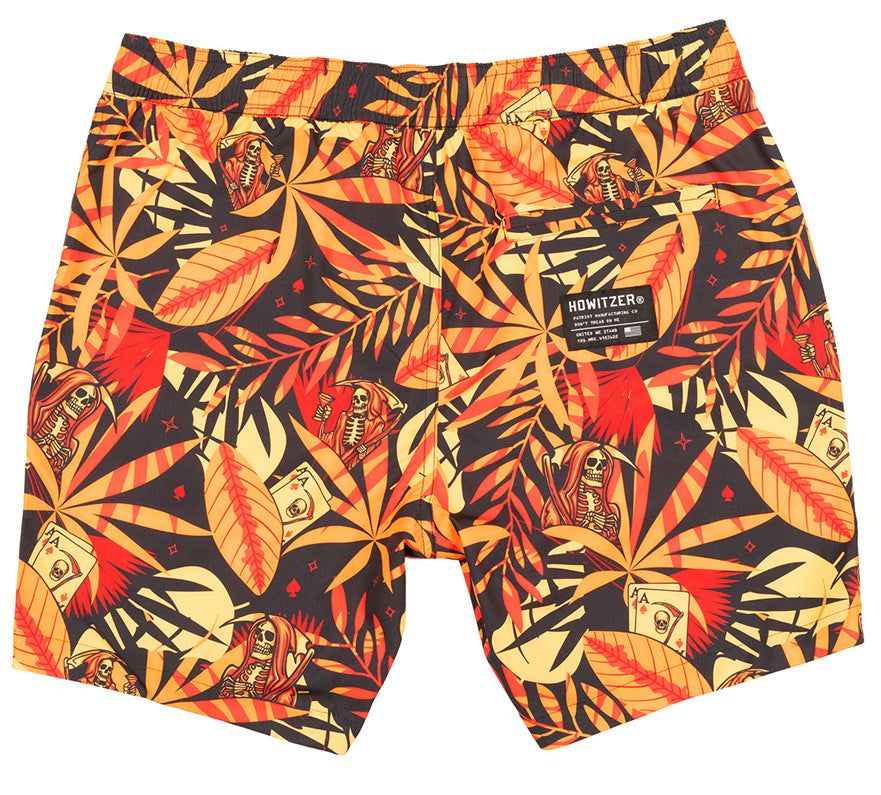 Reaper Floral Boardshort - Howitzer Clothing