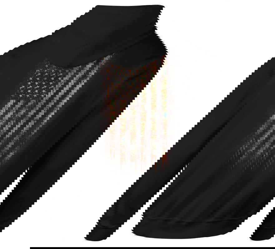 Rust Flag Hood - Howitzer Clothing