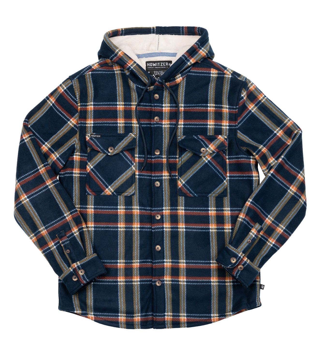 Allegiance Hooded Flannel Howitzer Clothing