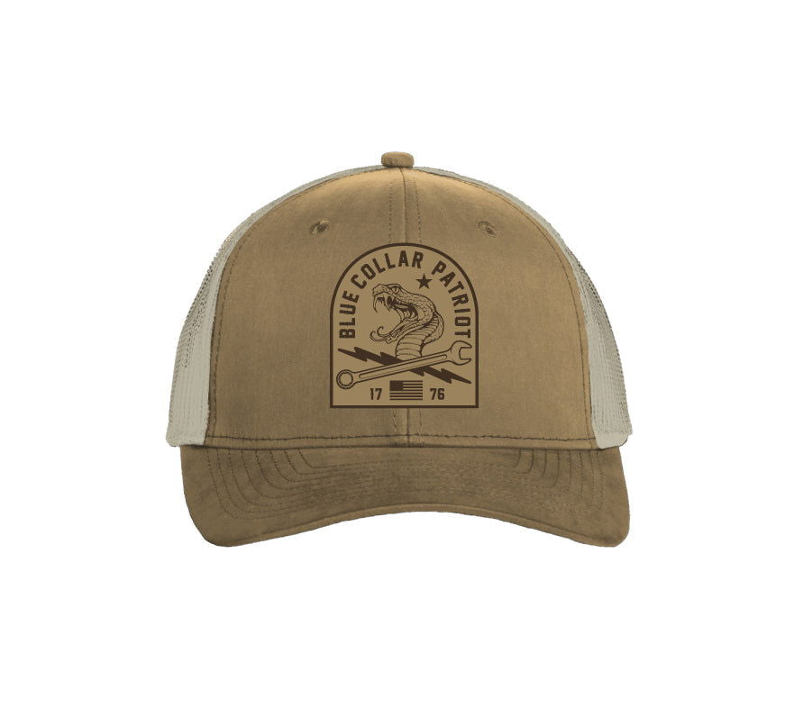 Blue Collar Snake Hat - Howitzer Clothing