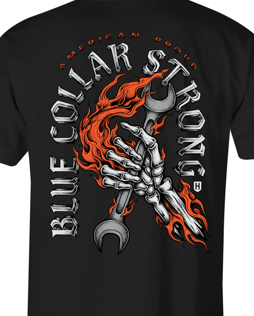 Blue Collar Strong Tee