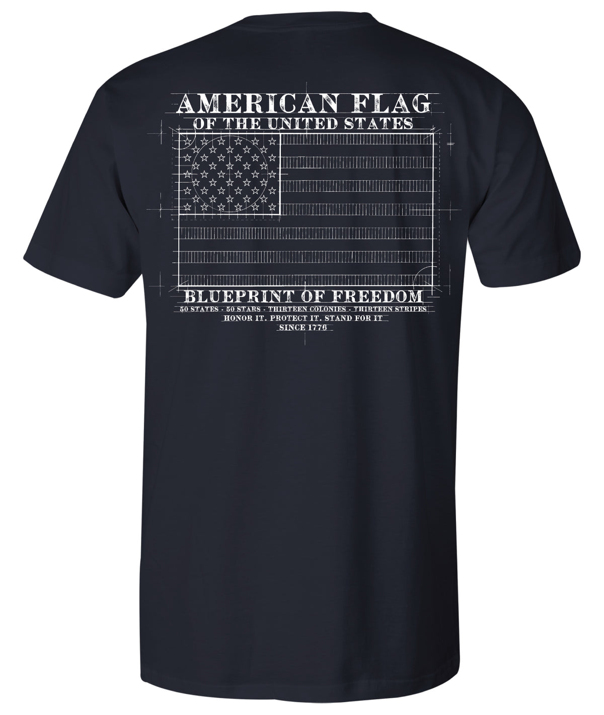 Blueprint Flag Tee
