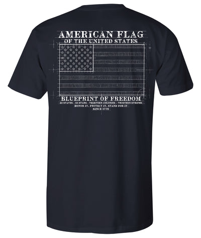 Blueprint Flag Tee