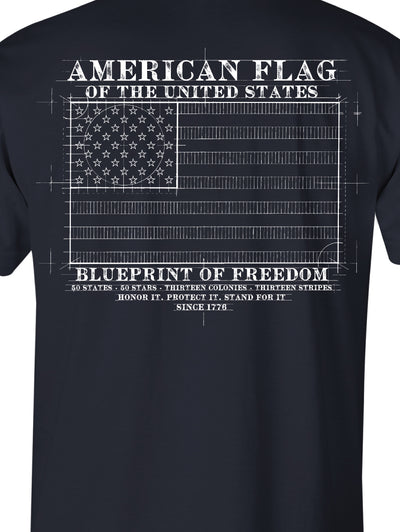 Blueprint Flag Tee