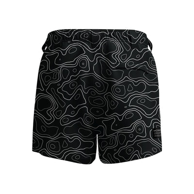 Hybrid 4" Topo Boardshort