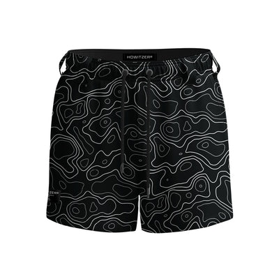 Hybrid 4" Topo Boardshort