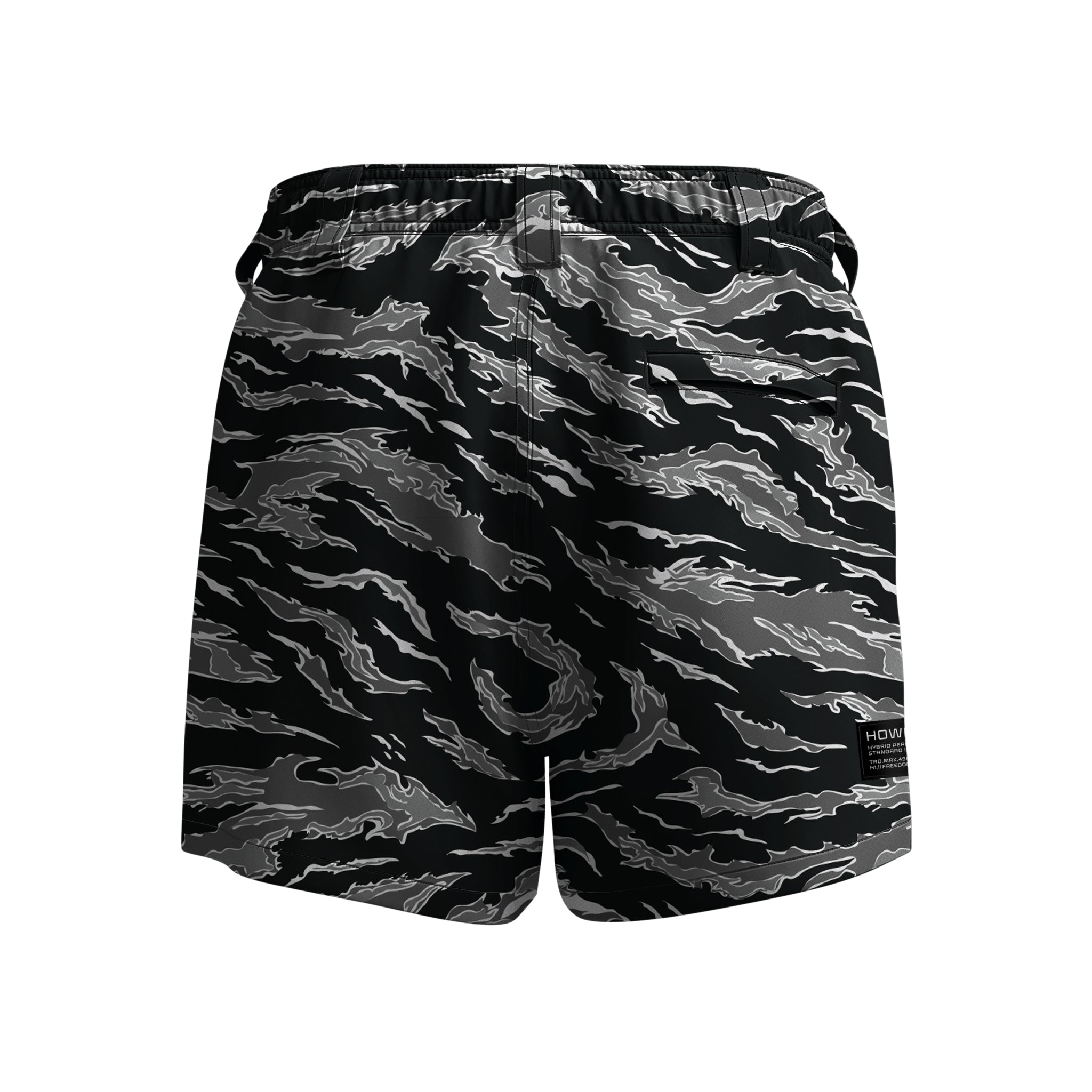 Hybrid 4" Tiger Boardshort