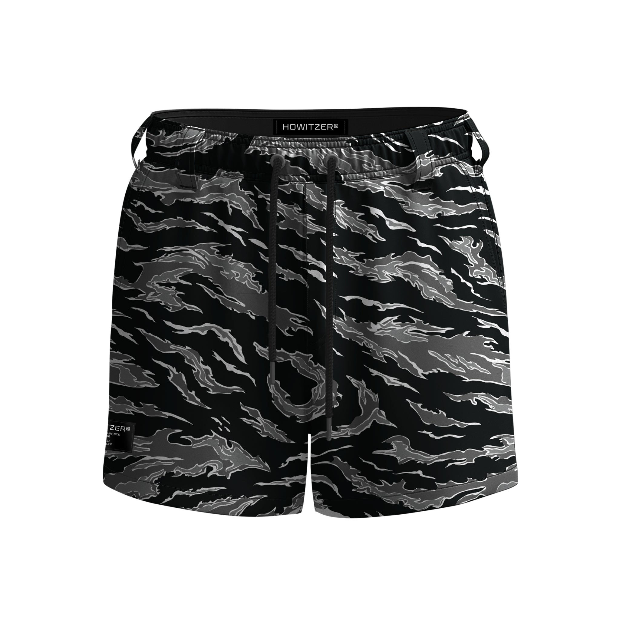 Hybrid 4" Tiger Boardshort