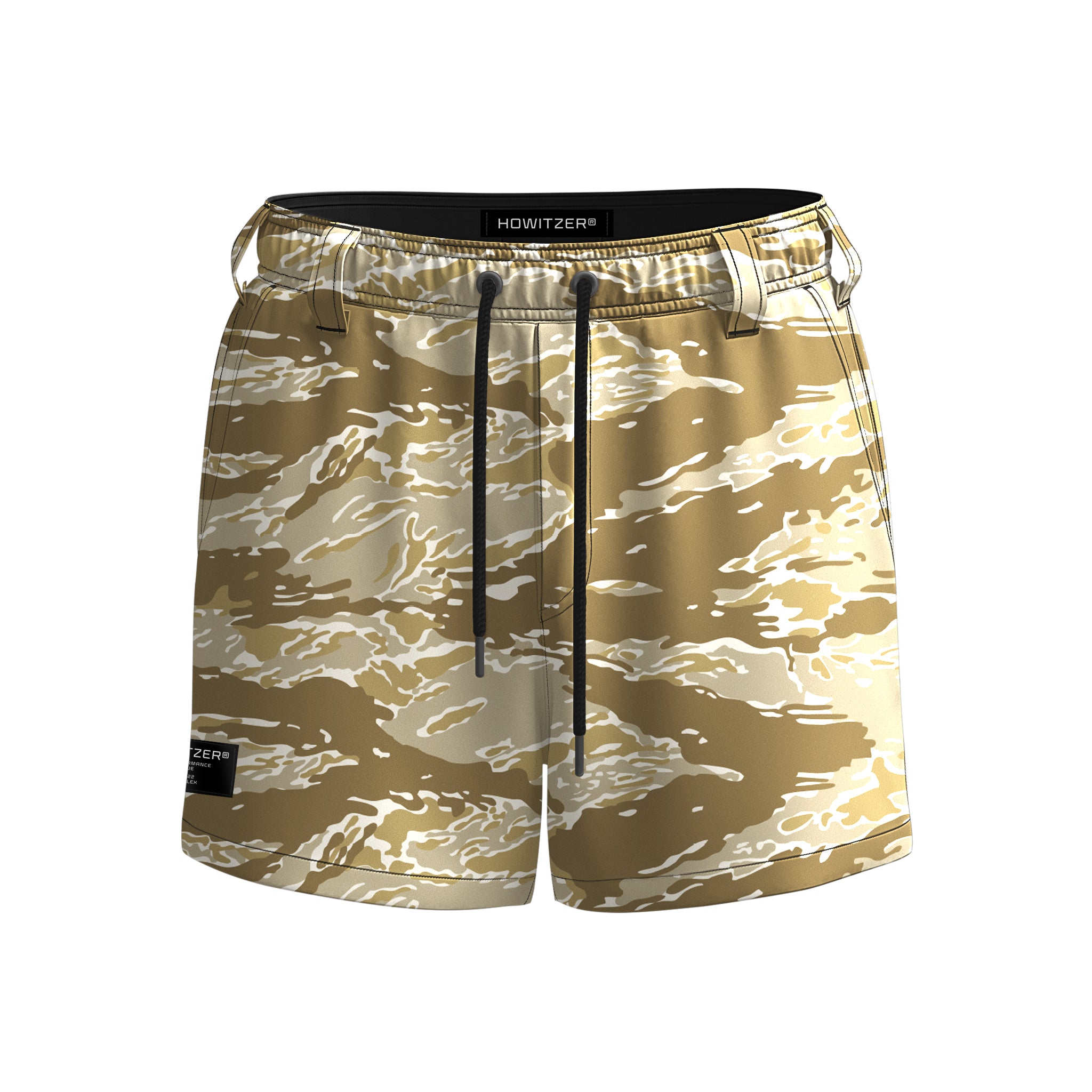Hybrid 4" Tiger Boardshort