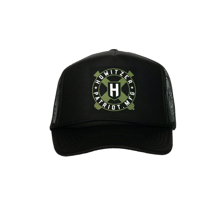 Cannon Logo H Trucker - Howitzer Clothing