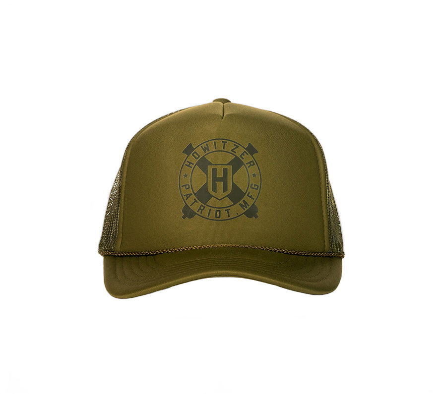 Cannon Logo H Trucker - Howitzer Clothing