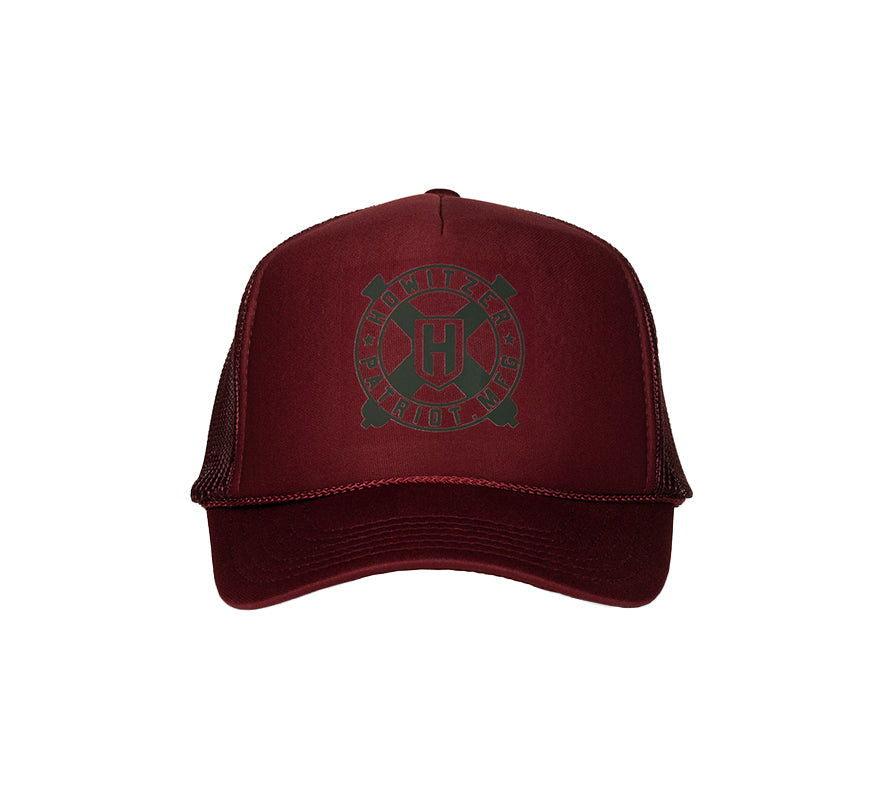 Cannon Logo H Trucker - Howitzer Clothing