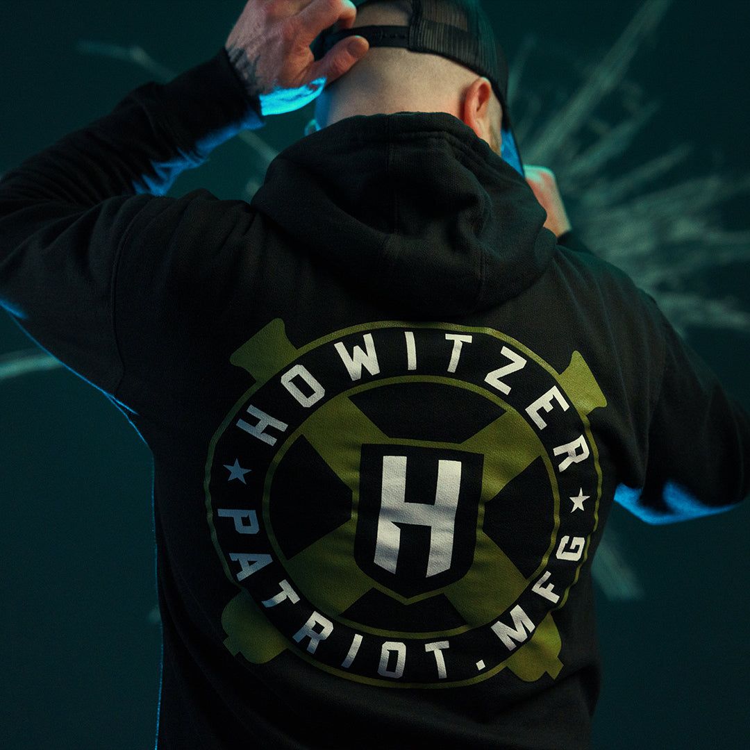 Cannon Logo Hood - Howitzer Clothing
