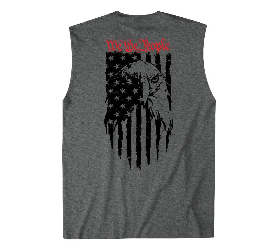 Eagle Flag Muscle Tee - Howitzer Clothing