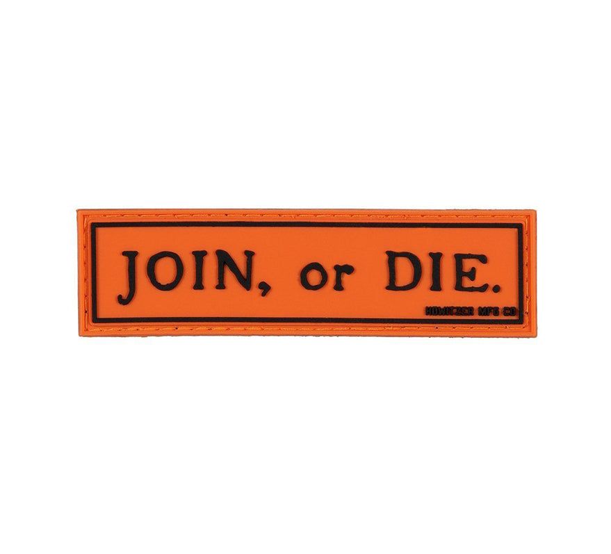 Join Or Die Morale Patch - Howitzer Clothing