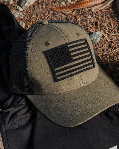 Camo Flag Hat