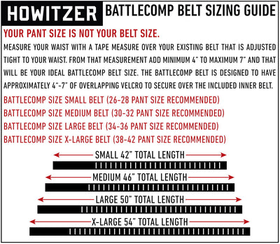 Racaza Battlecomp Belt - Howitzer Clothing