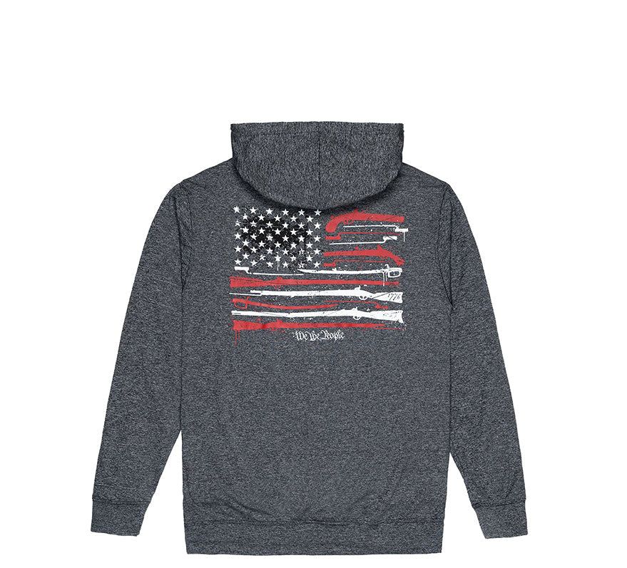 Red White Blue People Hood - Howitzer Clothing