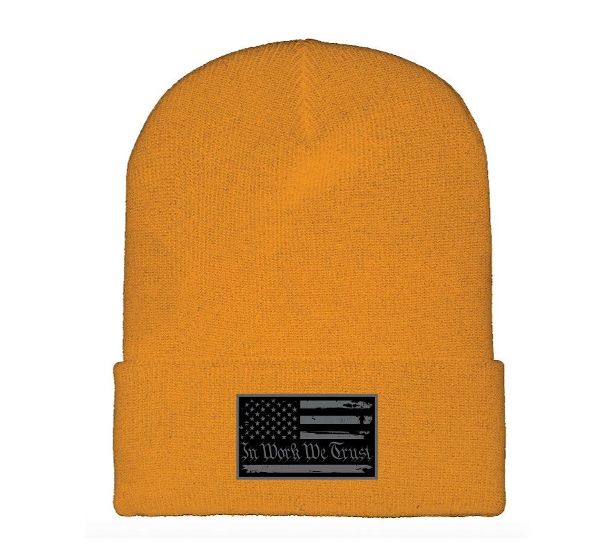 Work We Trust Beanie - Howitzer Clothing