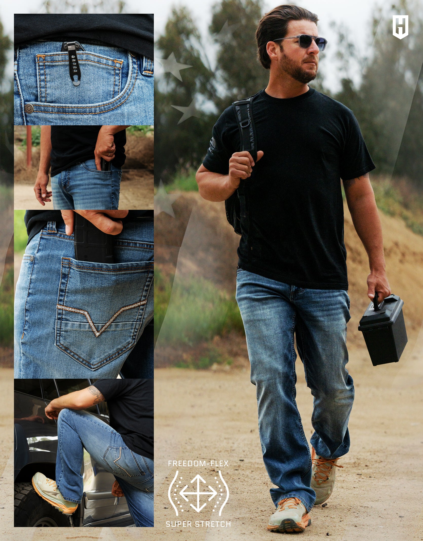 Freedom Jasper Jeans – Howitzer Clothing