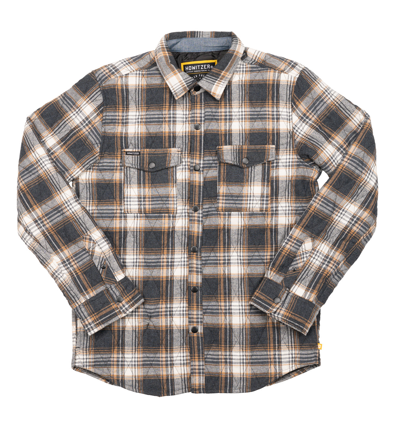 Mens Button-Downs - Artillery Quilted Flannel Jacket
