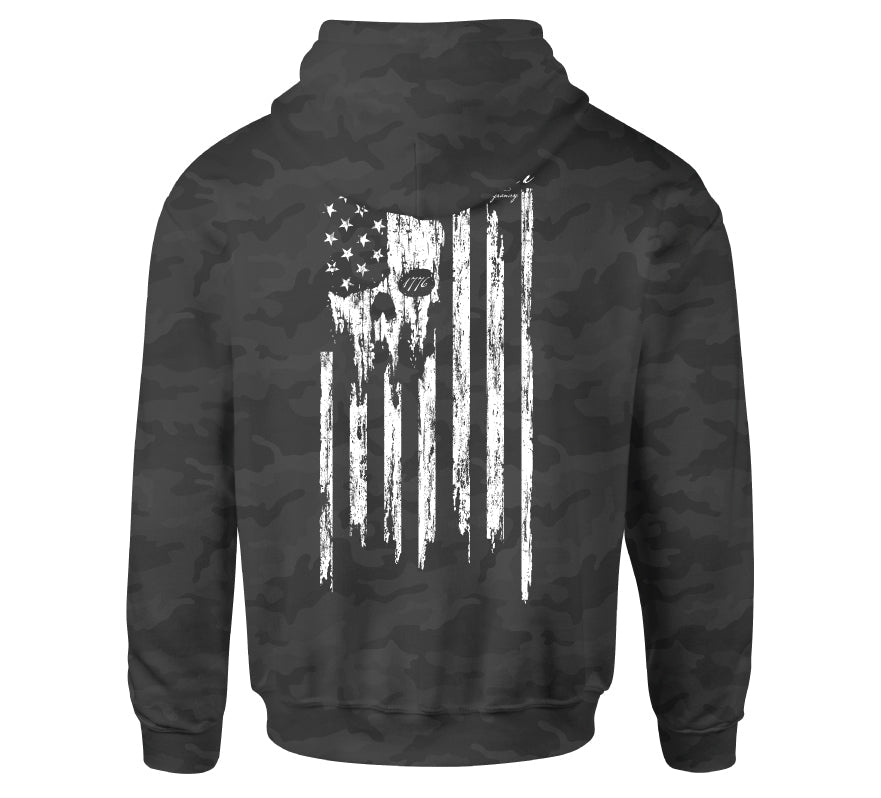 Mens Hooded Sweatshirts - Defend Freedom Po Hood
