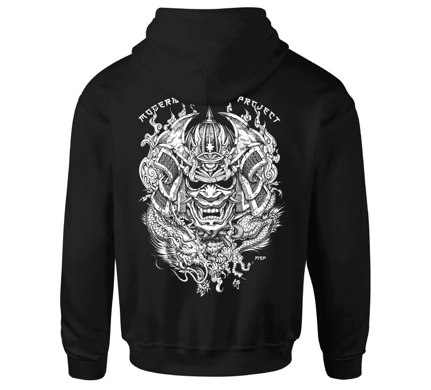 Mens Hooded Sweatshirts - Modern Samurai Project Hood