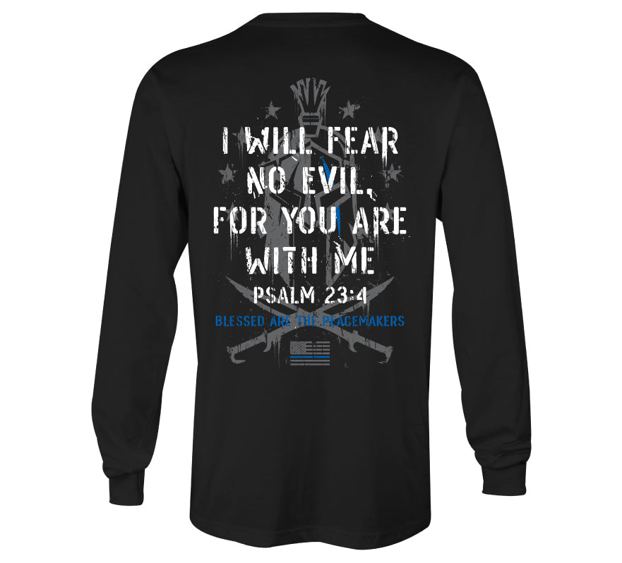 Mens Long Sleeve Tees - Fear No Evil
