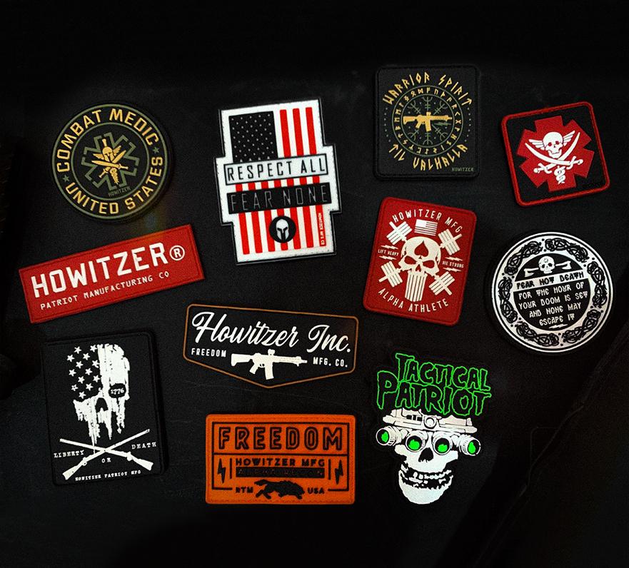 Howitzer | Logo Bar Morale Patch | Os | Red