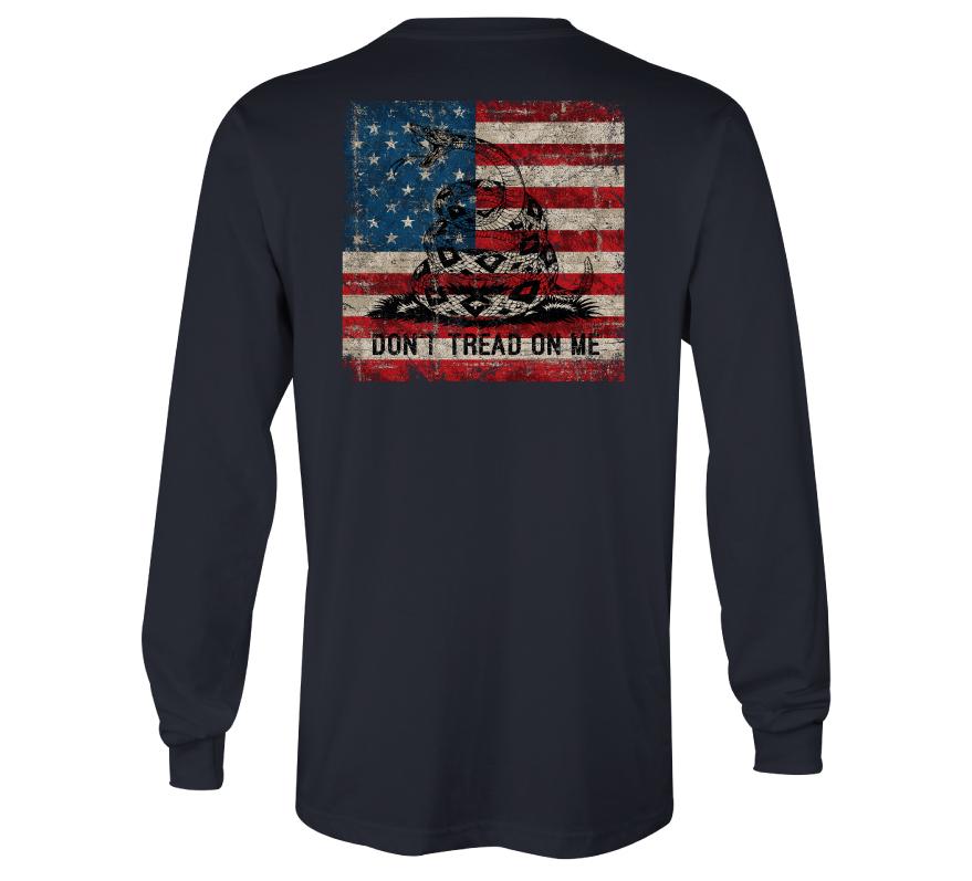 Mens Long Sleeve Tees - Coiled Freedom